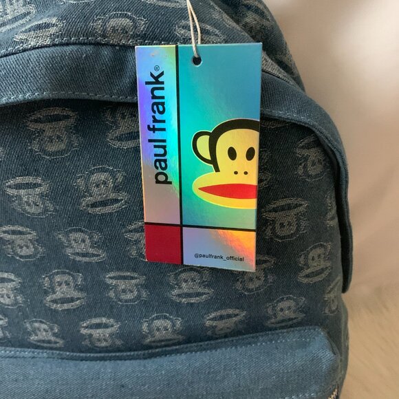 PAUL FRANK All Around Denim Backpack in Light Denim - Picture 6 of 9